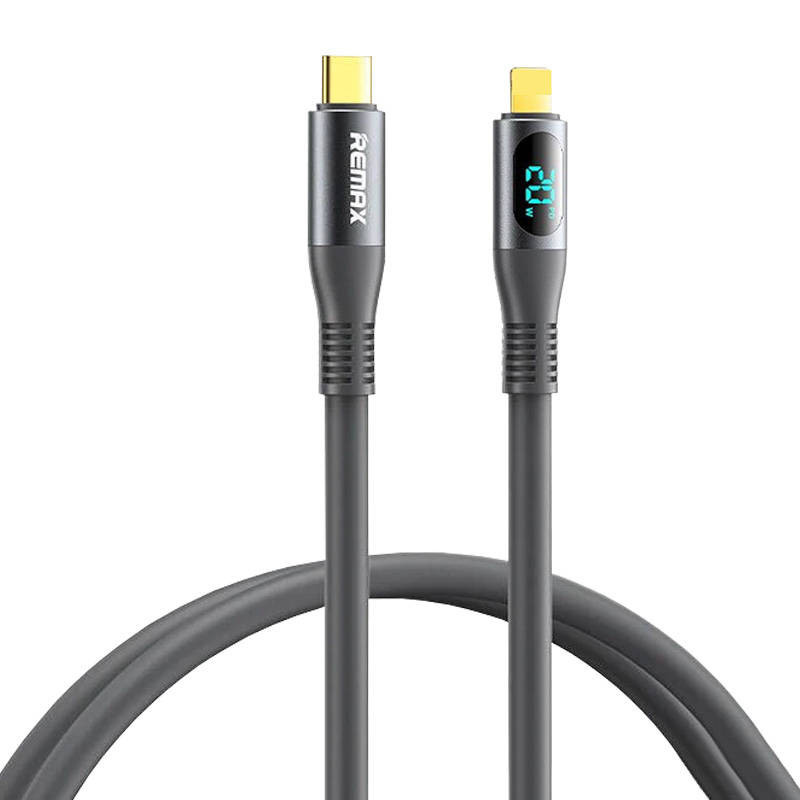 Cable Usb C Lightning Remax Zisee Rc C W Grey Mi