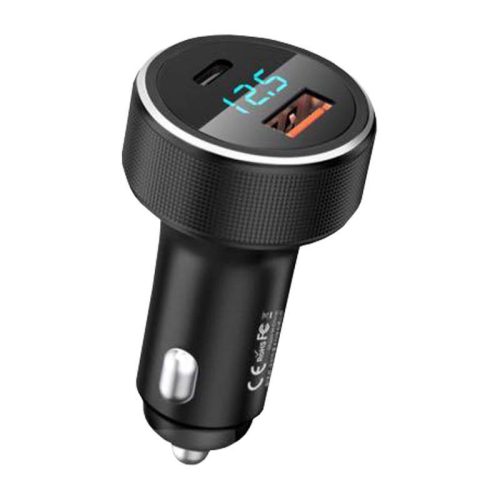 Car charger USB, USB-C  Remax RCC215, 58,5W (black)