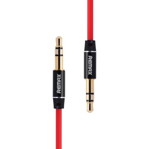 Mini jack 3.5mm AUX cable Remax RL-L100 1m (red)