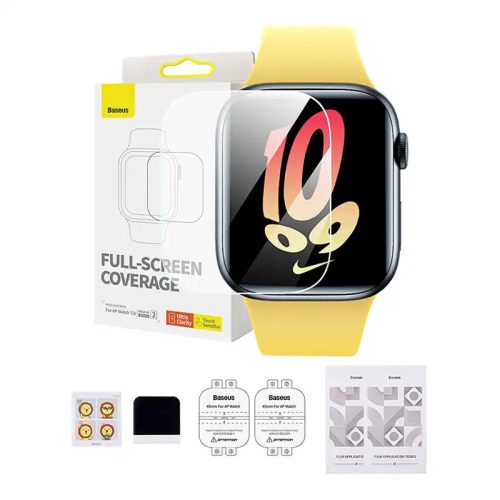 Baseus 45 mm-es védőfólia AP Watch 7/8 órához, átlátszó
