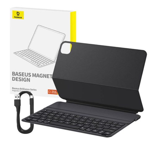 Baseus Brilliance mágneses billentyűzet tok Pad Pro12.9" (fekete)