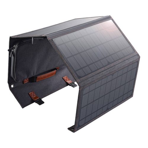 Choetech SC006 foldable solar charger 40W 1xUSB QC, 1xUSB-C PD (gray)