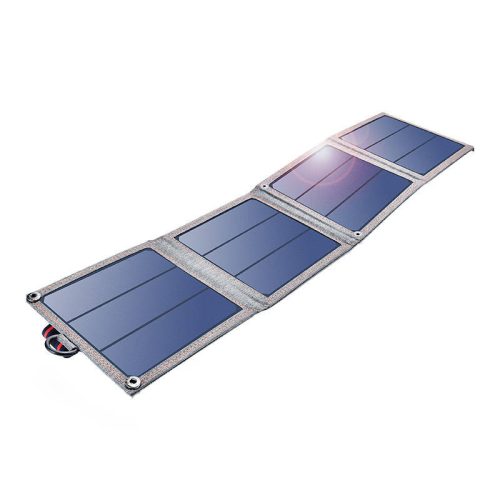 Choetech SC004 összecsukható napelemes töltő 14W, 1xUSB (szürke)