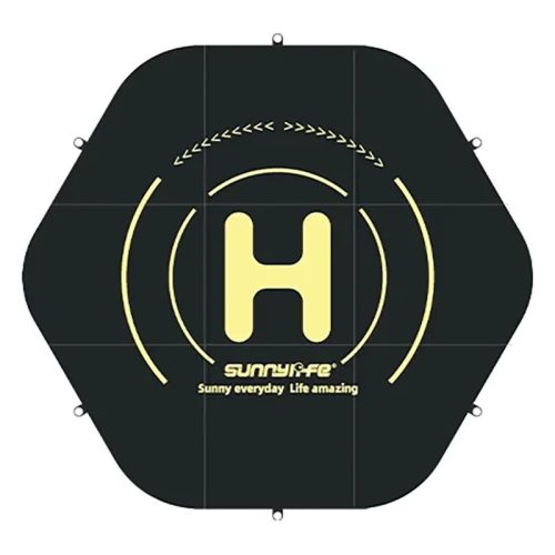 Sunnylife drón leszállószőnyeg 110cm hatszögletű - kétoldalas - vízálló (TJP10)