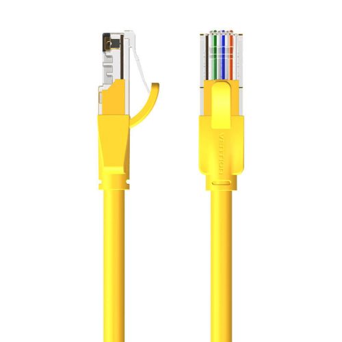 Network Cable UTP CAT6 Vention IBEYH RJ45 Ethernet 1000Mbps 2m Yellow