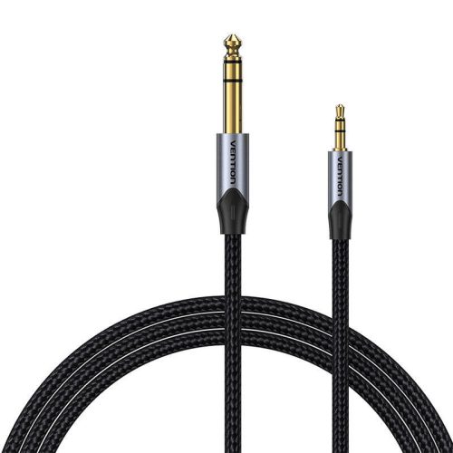 Cable Audio 3.5mm TRS to 6.35mm Vention BAUHH 2m Gray