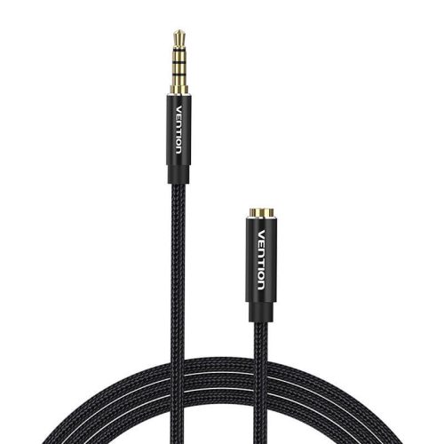 Cable Audio TRRS 3.5mm Male to 3.5mm Female Vention BHCBH 2m Black