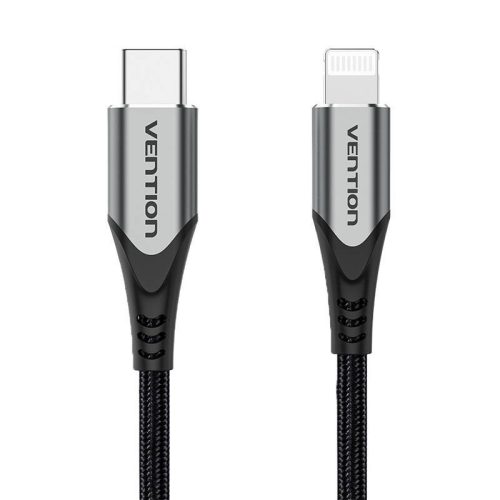 USB-C 2.0 to Lightning Cable Vention TACHH 2m MFi Gray