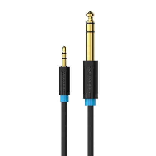 Audio Cable TRS 3.5mm to 6.35mm Vention BABBF 1m, Black