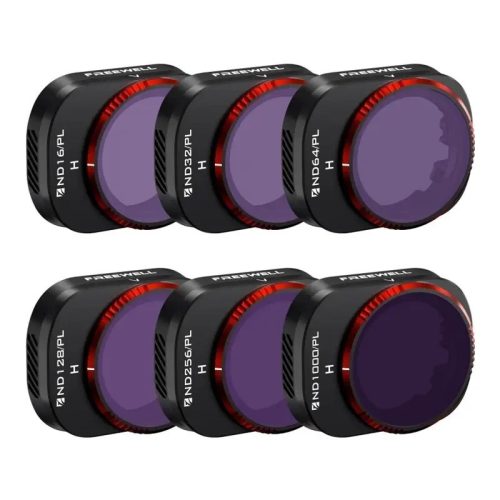 Freewell Bright Day 6 db-os szűrő készlet DJI Mini 4 Pro-hoz