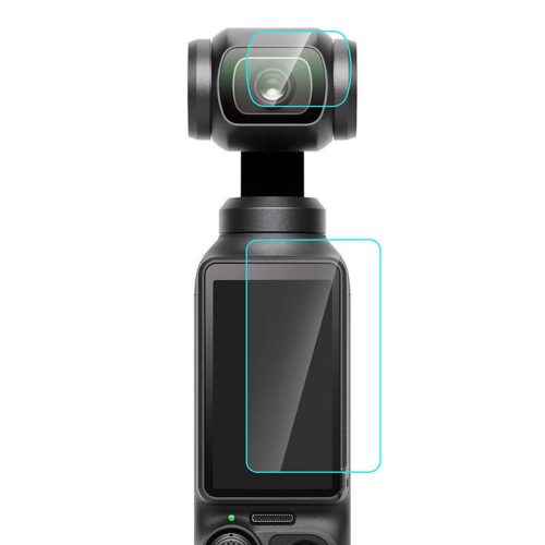 PULUZ ​ DJI OSMO Pocket 3 Edzett üveg lencse és képernyővédő fólia