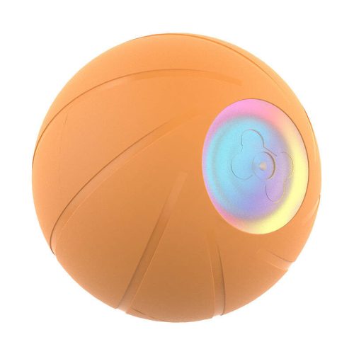 Interactive Cheerble Wicked Ball for Dogs (orange).