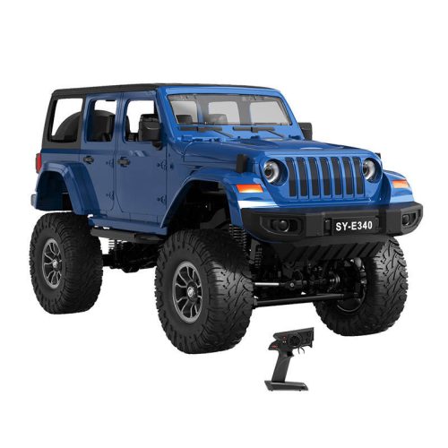 RC remote control car 1:14 Double Eagle (blue) Jeep Crawler Pro E340-003