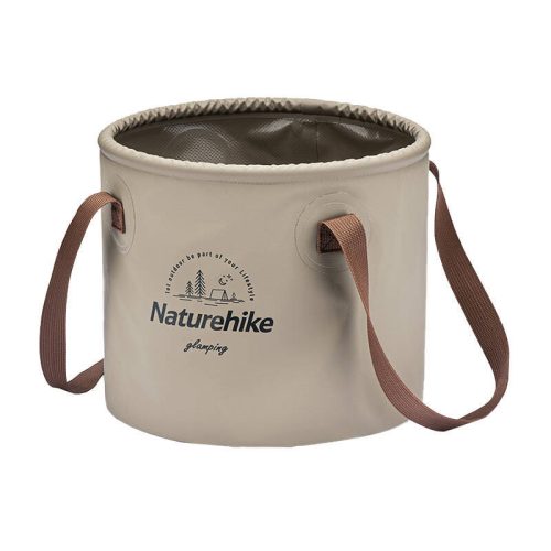 Naturehike 10L round collapsible bucket NH20SJ040 light brown