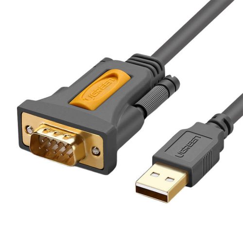 USB to DB9 RS-232 cable Ugreen CR104, 2m (black)