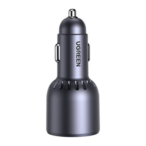 UGREEN EC703 autós töltő, USB + 2x USB-C, 75W (fekete)