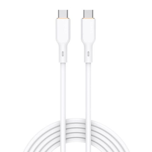 USB-C to USB-C Cable Aukey CB-SCC102, 100W, 1.8m (white)