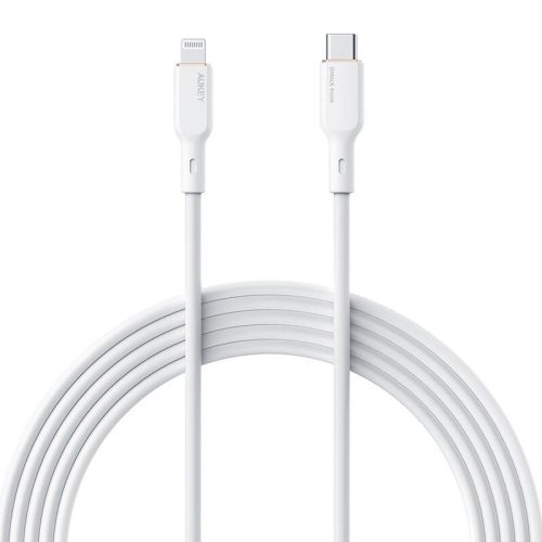 Aukey CB-SCL1 USB-C-Lightning kábel, 27W, 1m (fehér)