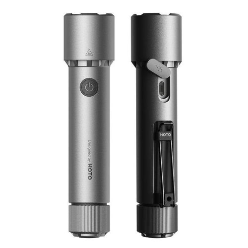 HOTO QWSDT005 tactical flashlight, 2300lm, IP68, 3100mAh, USB-C