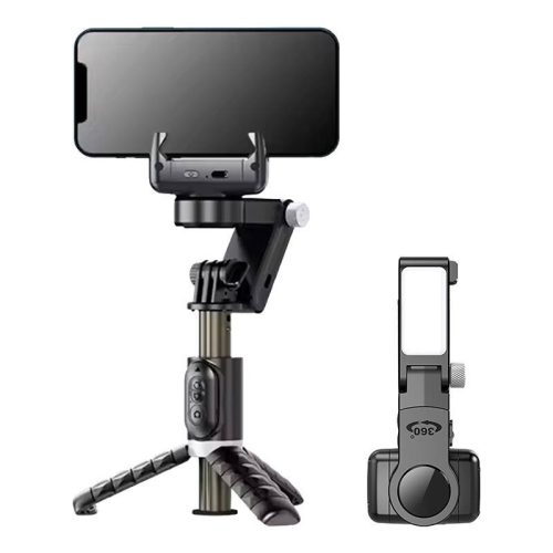 Gimbal/stand with light APEXEL Q18 (black)