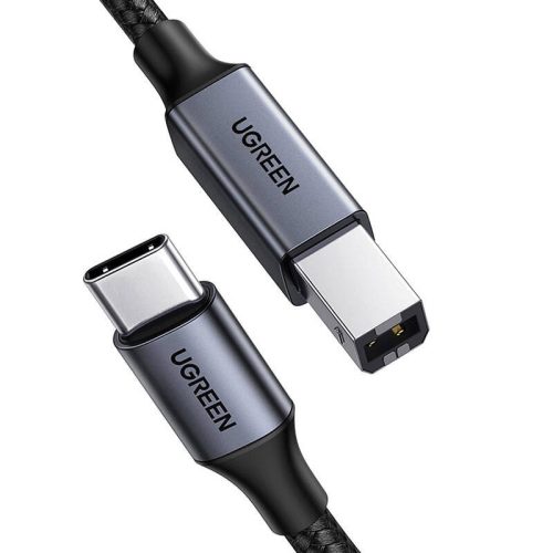 USB-C to USB-B 2.0 cable (for printer) Ugreen US370, 1m (black)