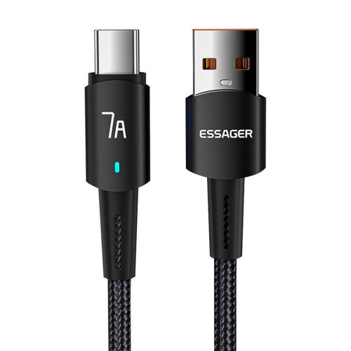 Essager Sunset USB to USB-C 7A 2m cable (black)