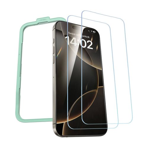 2x Tempered glass for iPhone 16 Pro Ugreen SP629 + mounting frame