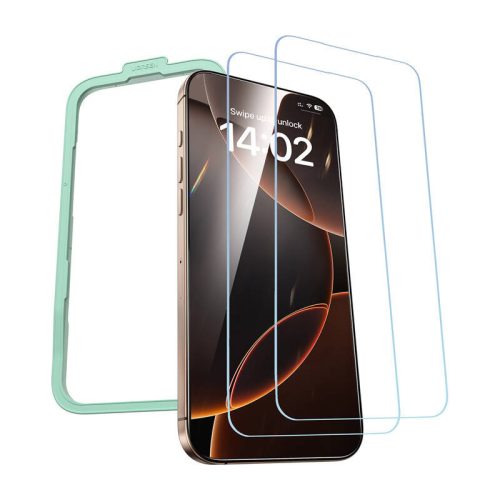 Ugreen SP630 tempered glass for iPhone 16 Pro Max 2 pcs. + mounting frame