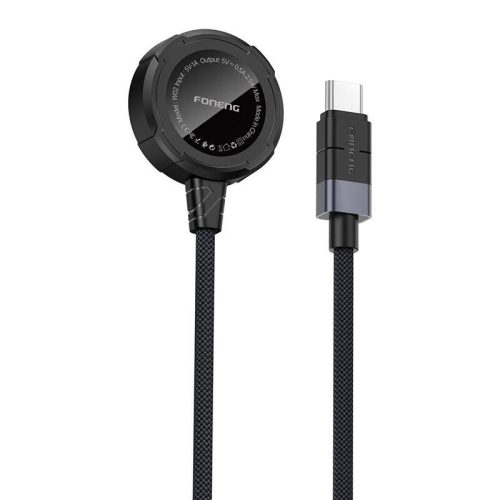 Foneng W02 vezeték nélküli töltő Apple Watch-hoz, 2.5W, 1m (fekete)