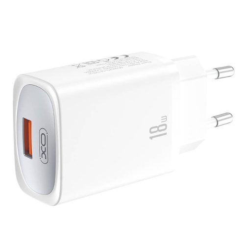 Fali töltő XO CE19, 18W, USB-A