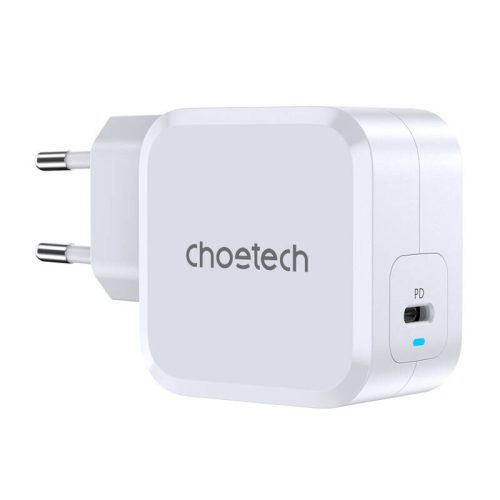 PD8007 USB-C PD45W töltő Choetech EU (fehér)