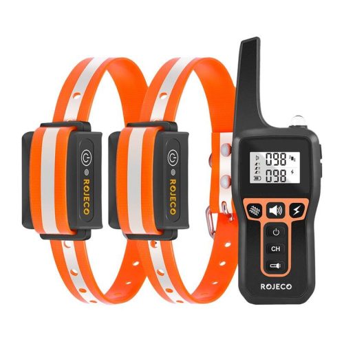 Rojeco PD5291000m kutyakiképző nyakörv 2 nyakörvvel