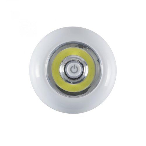 Home GL 05 elemlámpa, 1 x 3 W COB LED, 4200 K, hidegfehér, nyomógombos, öntapadós