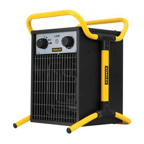 Stanley ST-033-240-E hordozható elektromos ventilátoros ipari fűtőtest, 1650W/3300W