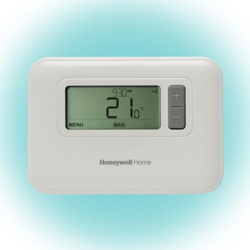 Honeywell Home T3C110AEU programozható szobatermosztát, LCD, időszámítás váltás,7