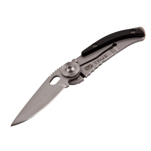 True Utility Skeletonknife, TU571K, 4 cm rozsdamentes acél penge, eloxált alumínium