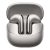 Xiaomi Buds 5 TWS sztereó Bluetooth fülhallgató - Titan Grey (BHR8116GL)