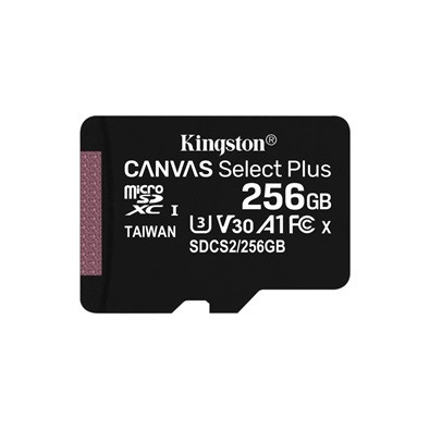 Kingston Canvas Select Plus 256GB MicroSD XC U1 Memóriakártya