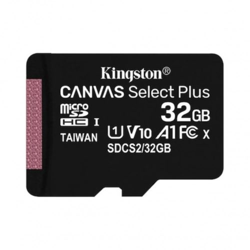 Kingston Canvas Select Plus 32GB MicroSD HC U1 Memóriakártya