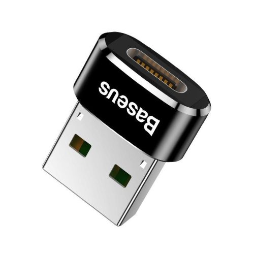 Baseus 5A USB-C–USB-A adapter (fekete)