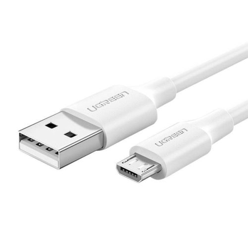 UGREEN USB-Micro USB kábel, QC 3.0, 2.4A, 2m (fehér)