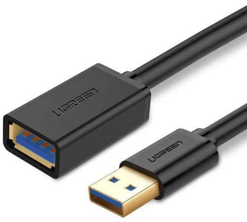 Extended cable UGREEN USB 3.0 1m (black)