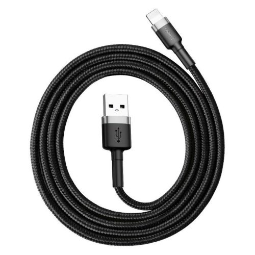 Baseus Cafule 1,5A 2 m-es Lightning USB-kábel (szürke-fekete)