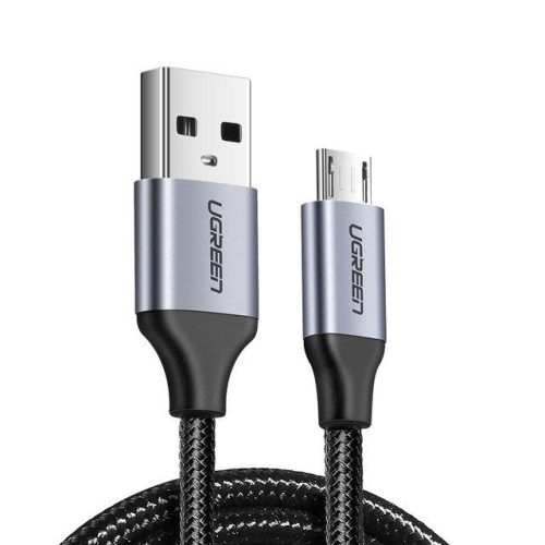 USB-Mikro USB-kábel UGREEN QC 3.0 2,4A 2m (fekete)