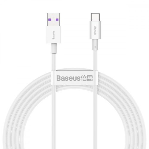 Baseus Superior Series USB-USB-C kábel, 66 W, 2 m (fehér)